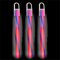 4" Red White & Blue Swirl Glow Stick